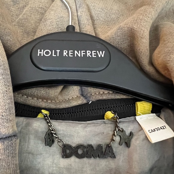 Woman’s brown, leather jacket. Size S. Attached hood. Purchased at Holt Renfrew. - Picture 2 of 9